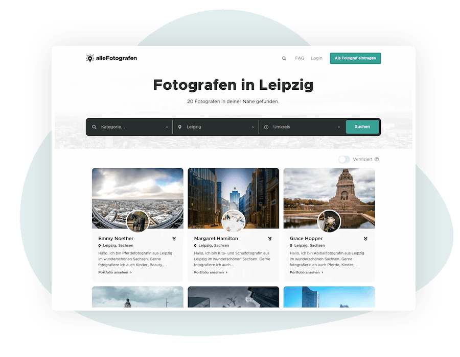 Fotografensuche