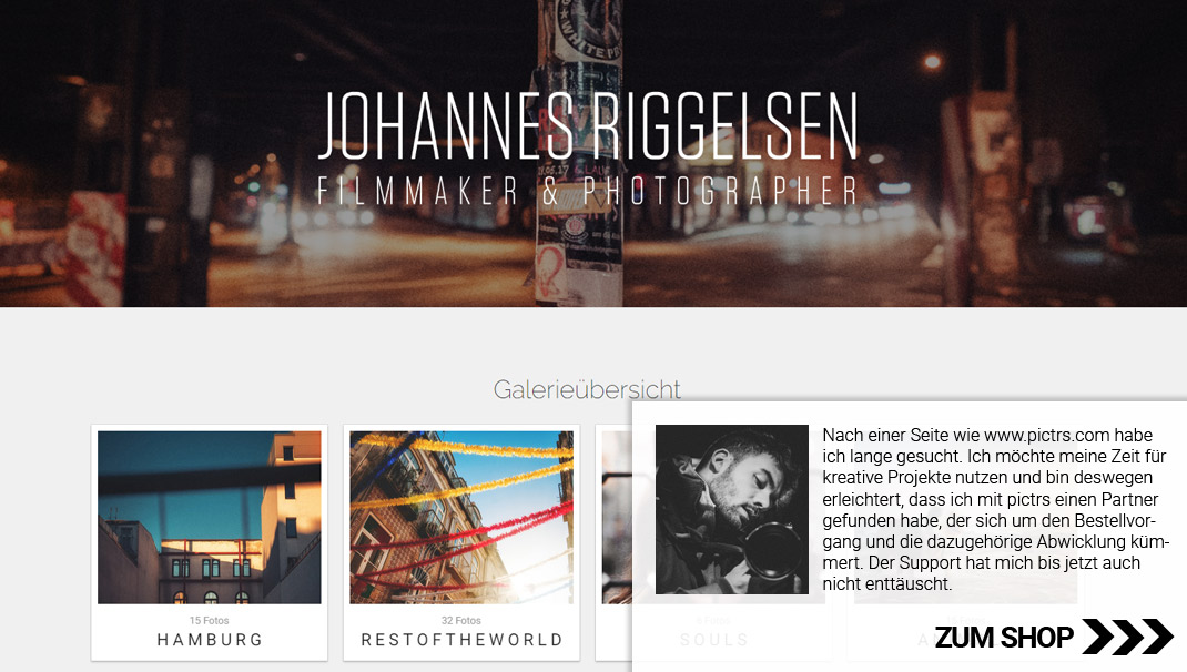 Johannes Riggelsen - Filmmaker & Photographer