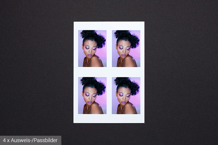 4 x Ausweis-/Passbilder Fotosets