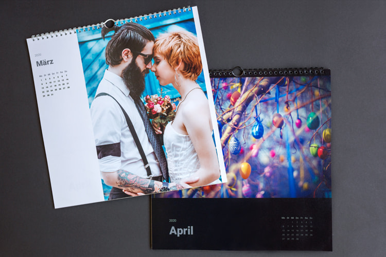 Fotokalender verkaufen, Beispielbild