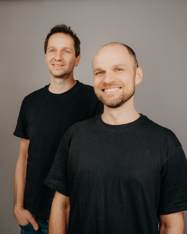Die beiden Geschäftsführer Philipp Albig und Christian Prüfer